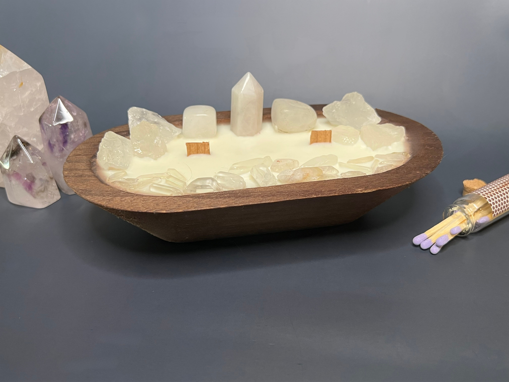 Charging & Clarifying Crystal Candle